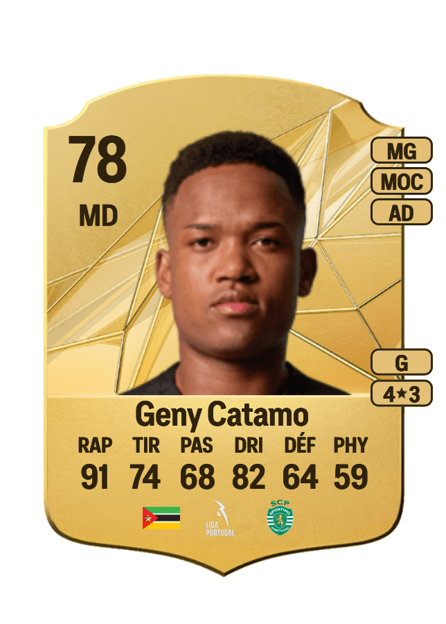 Geny Catamo card
