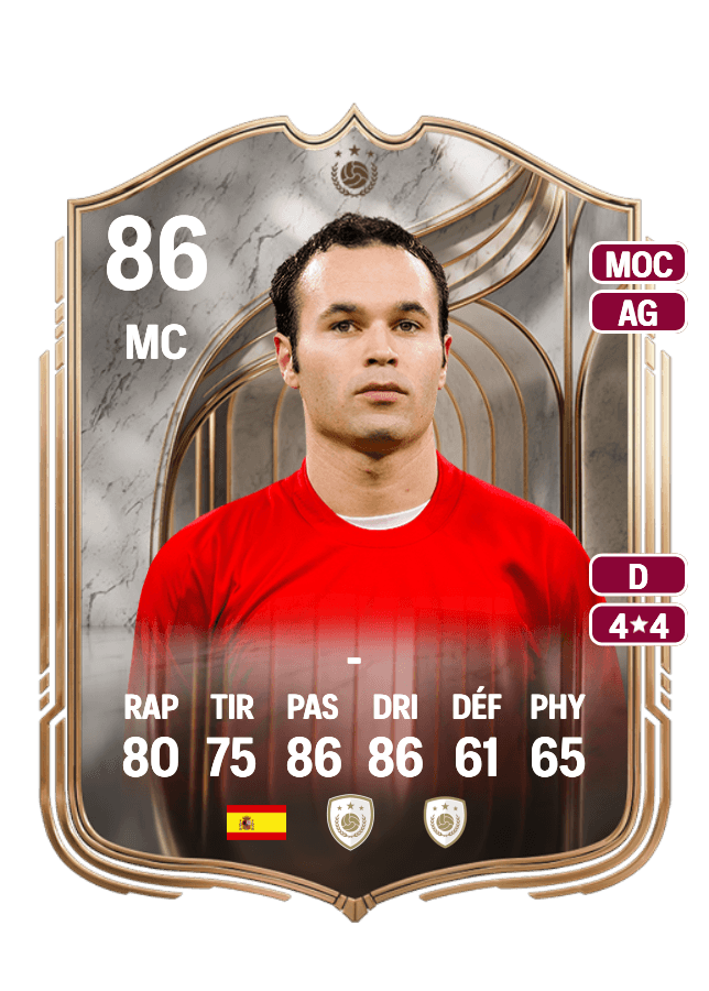 Iniesta card