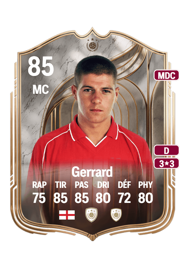 Steven Gerrard card