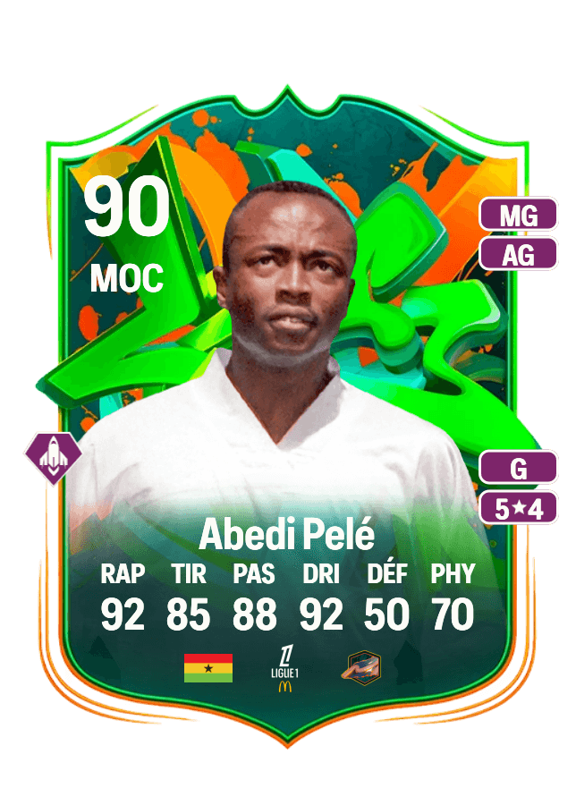 Abedi Pelé card
