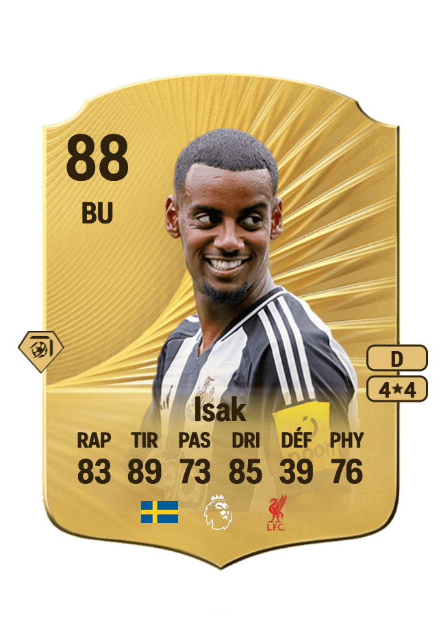 Alexander Isak card