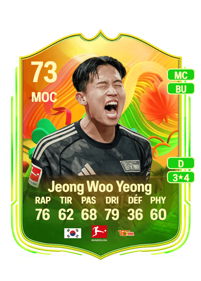 Jeong Woo Yeong card