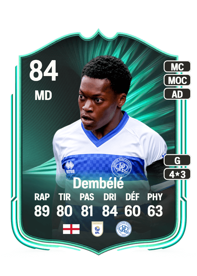Karamoko Dembélé card