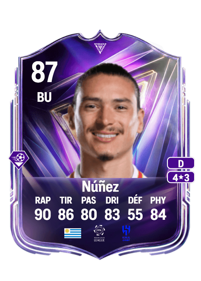 Darwin Núñez card