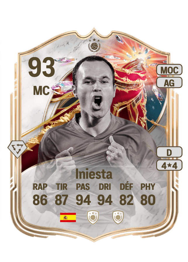 Iniesta card