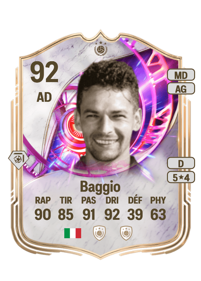 Roberto Baggio card