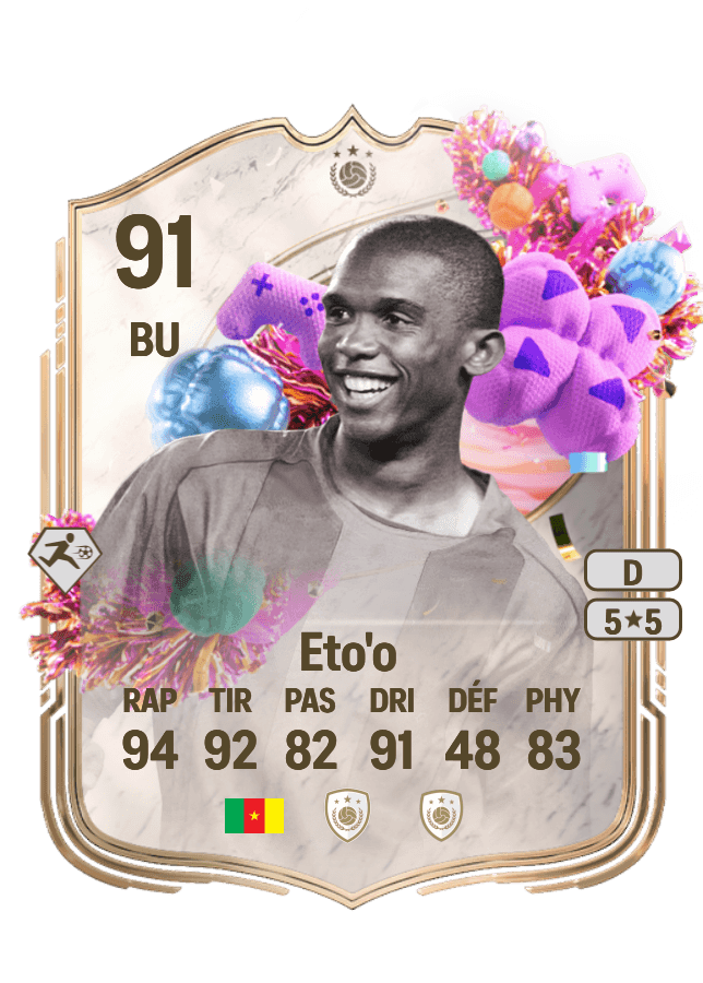 Samuel Eto'o card