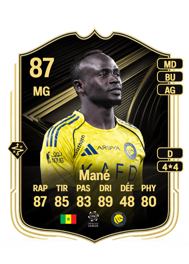 Sadio Mané card