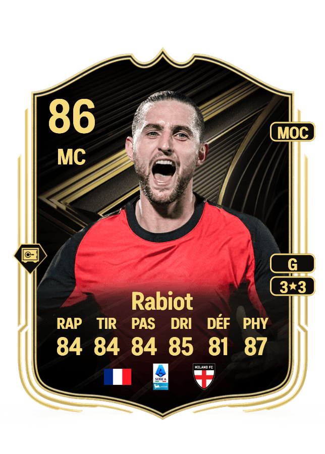 Adrien Rabiot card