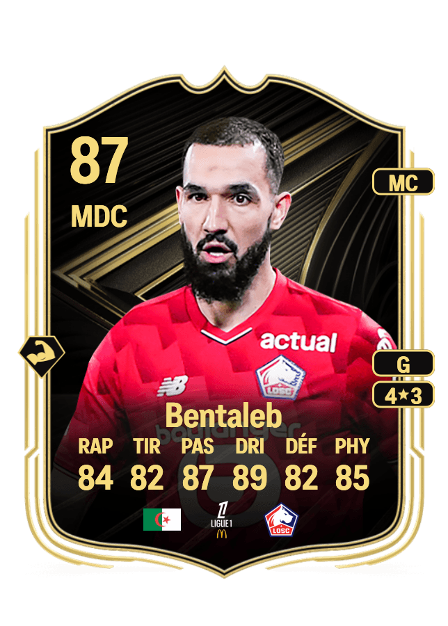 Nabil Bentaleb card