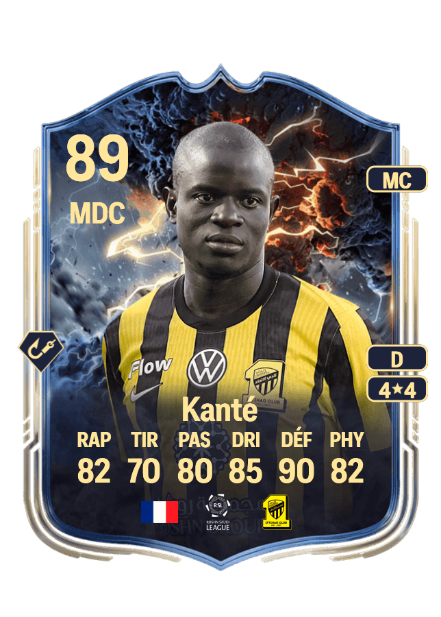 N'Golo Kanté card
