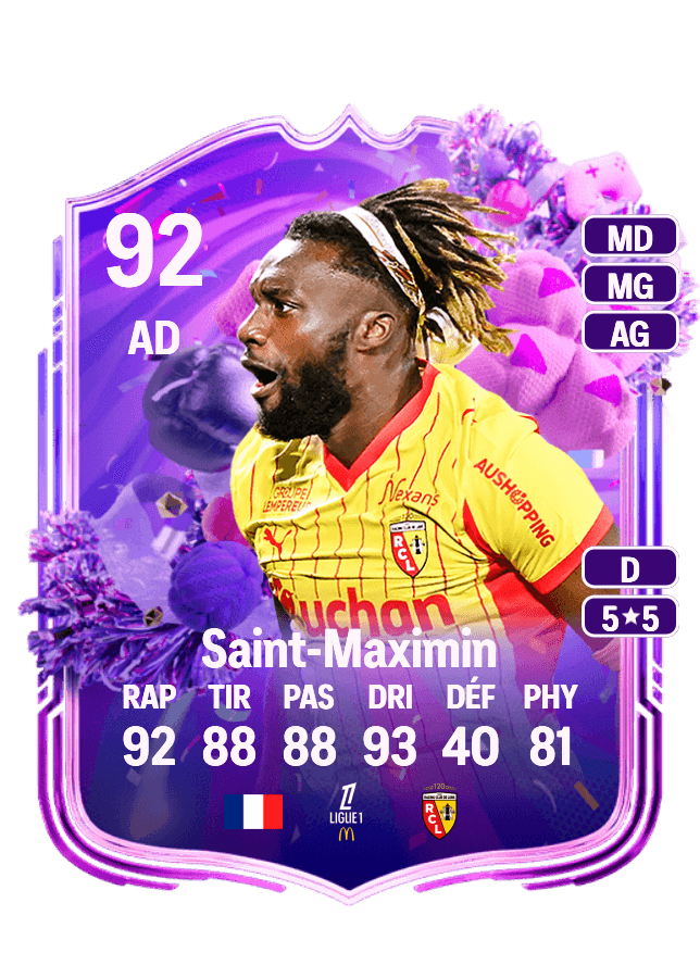 Allan Saint-Maximin card