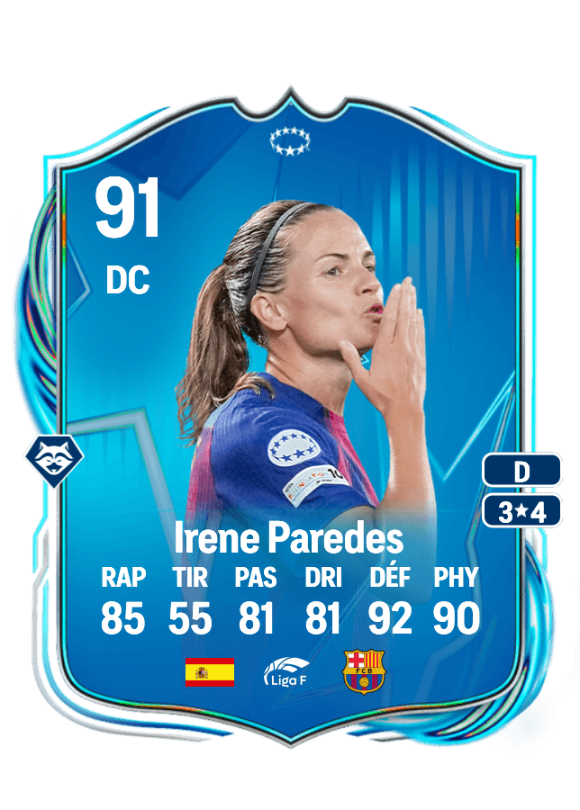 Irene Paredes card