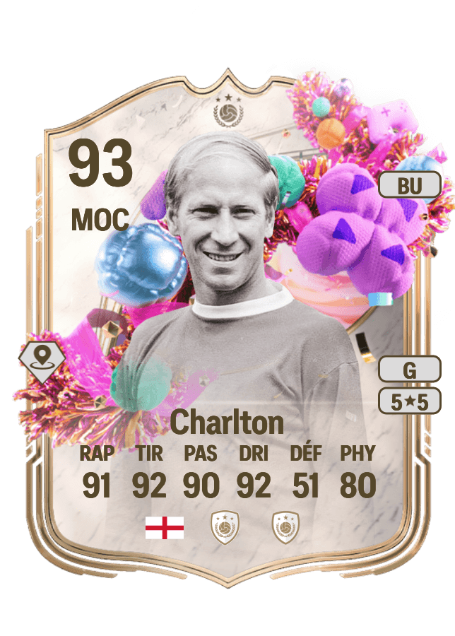 Bobby Charlton card