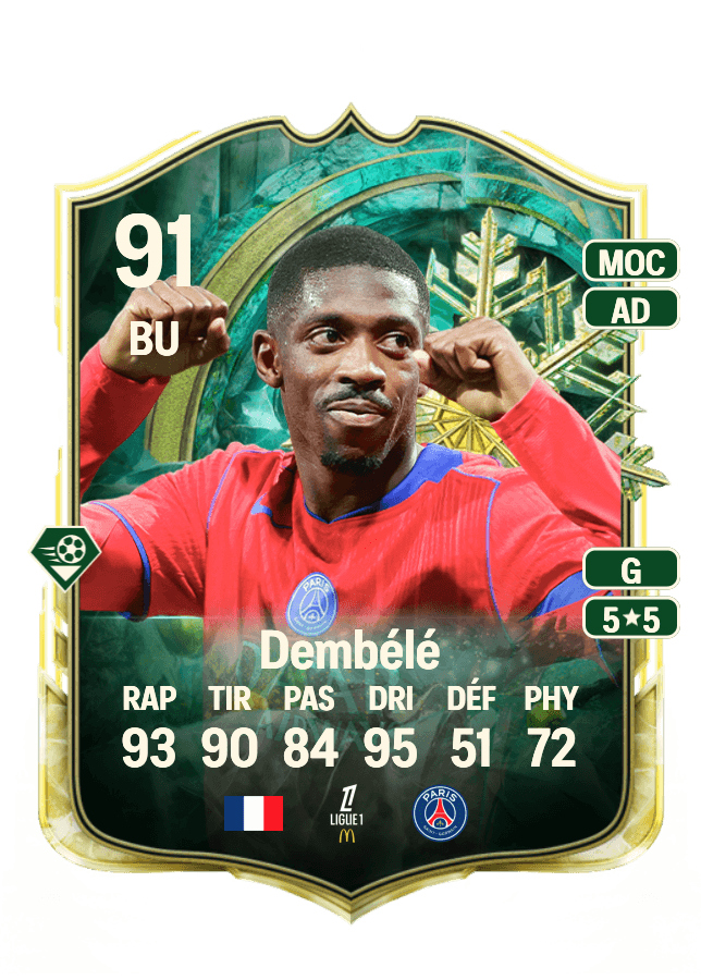 Ousmane Dembélé card