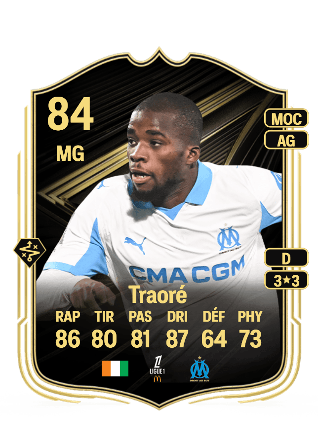 Hamed Junior Traoré card