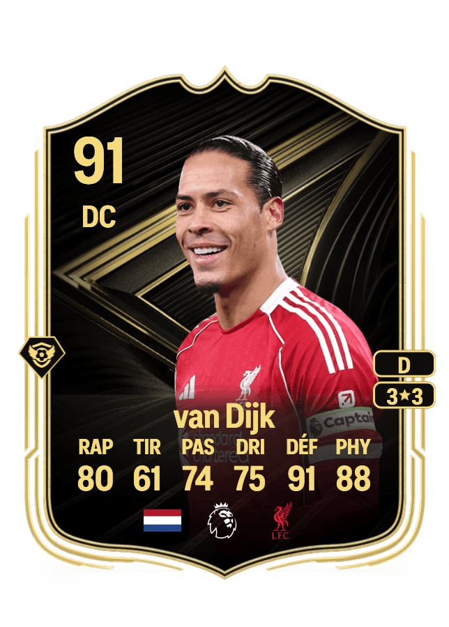 Virgil van Dijk card