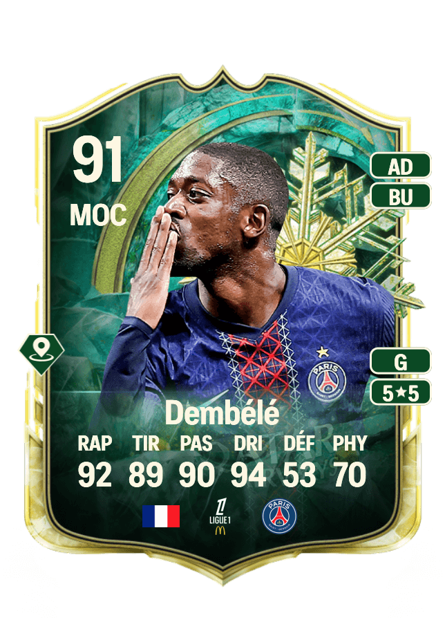 Ousmane Dembélé card