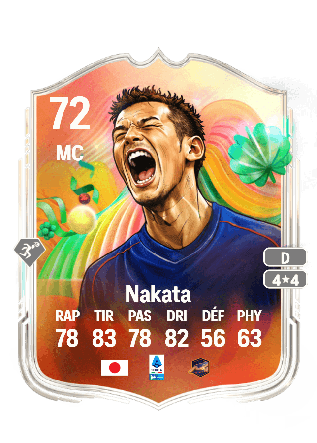 Hidetoshi Nakata card