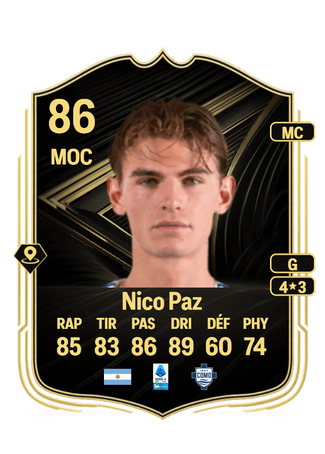 Nico Paz card