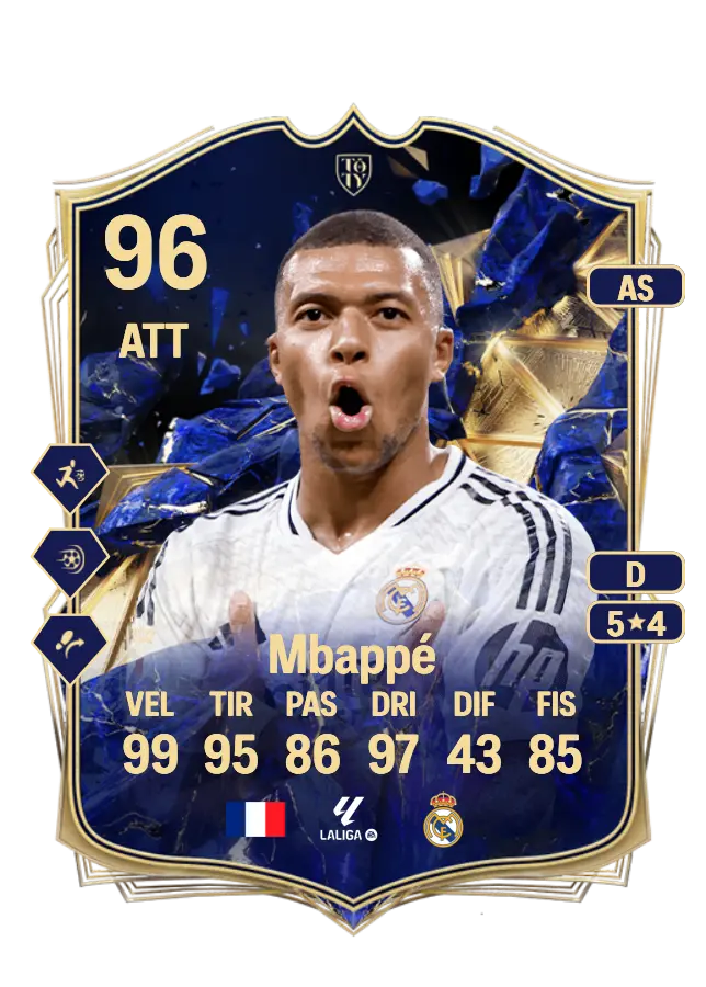 Kylian Mbappé card
