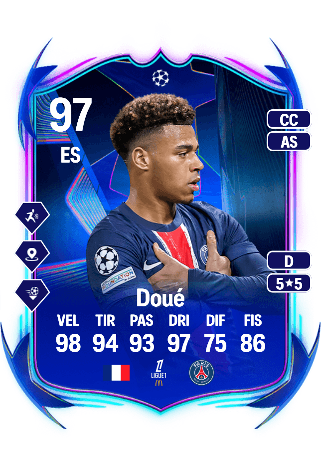 Désiré Doué card