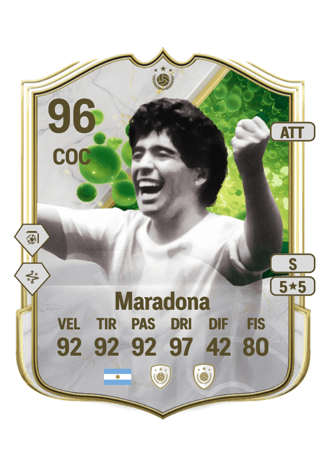 Diego Armando Maradona card