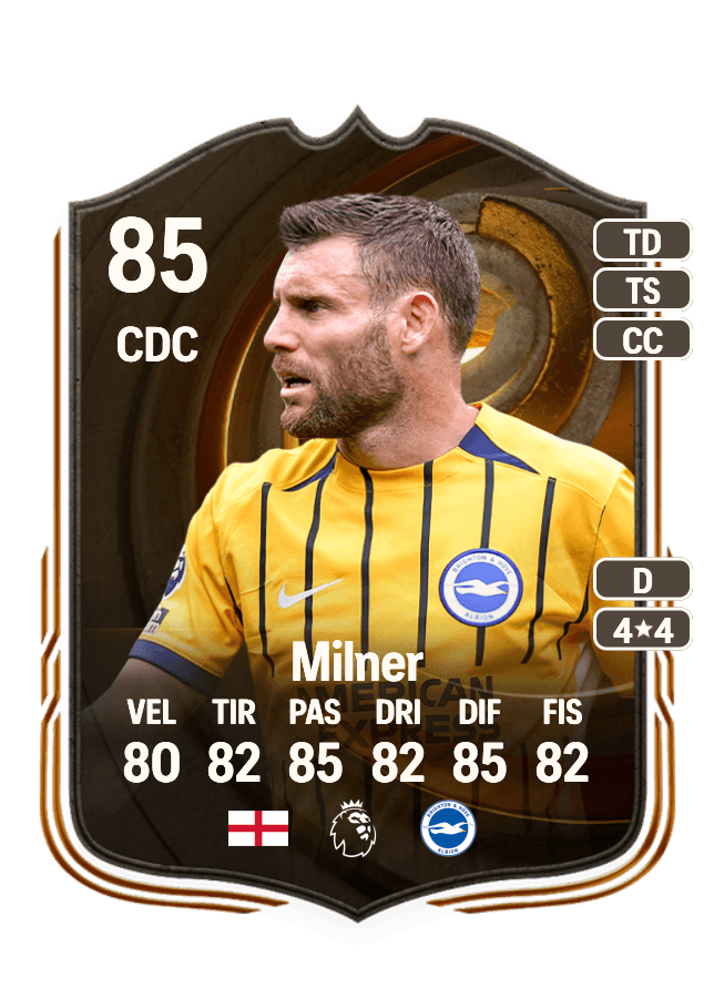 James Milner card