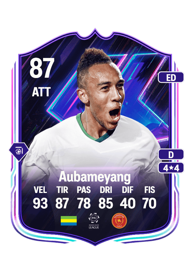 Pierre-Emerick Aubameyang card
