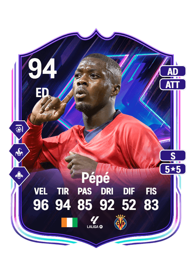 Nicolas Pépé card