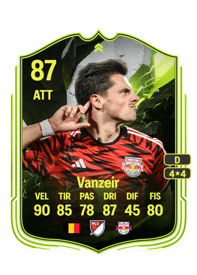 Dante Vanzeir card