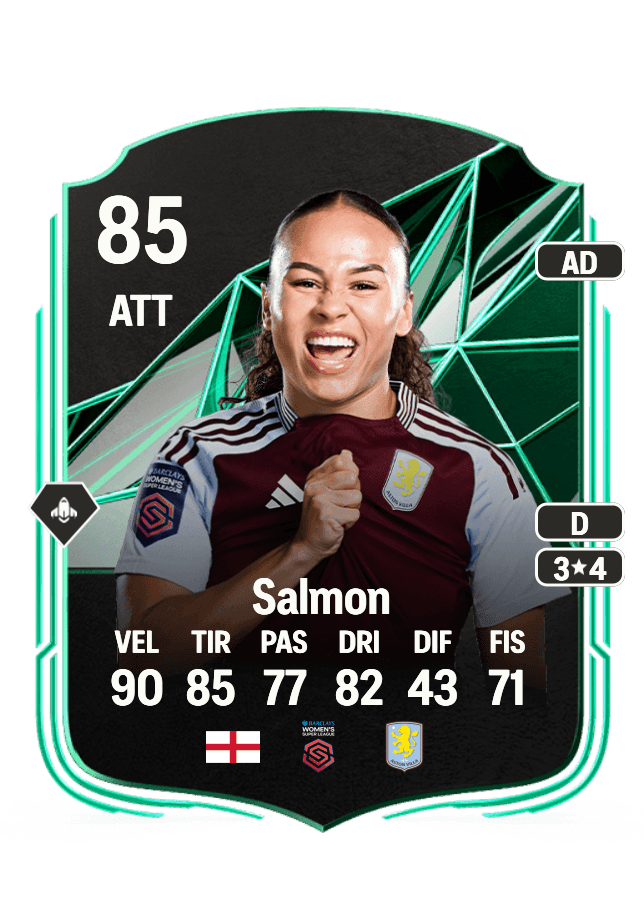 Ebony Salmon card