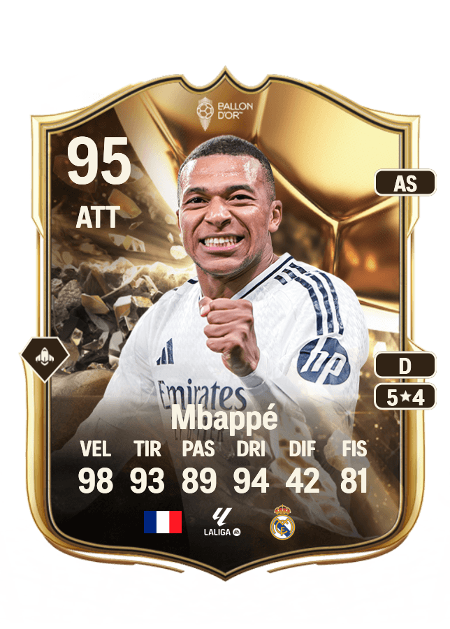 Kylian Mbappé card