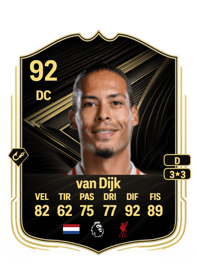 Virgil van Dijk card