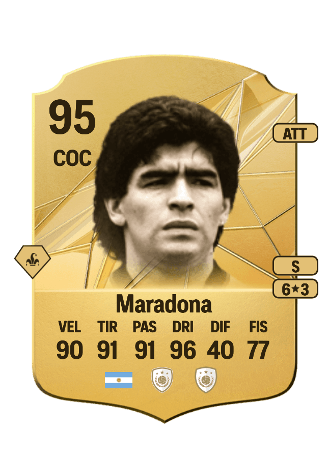 Diego Armando Maradona card