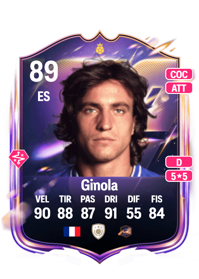 David Ginola card
