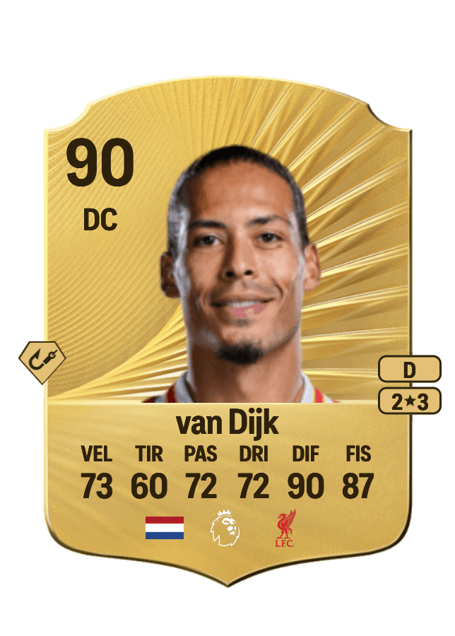 Virgil van Dijk card