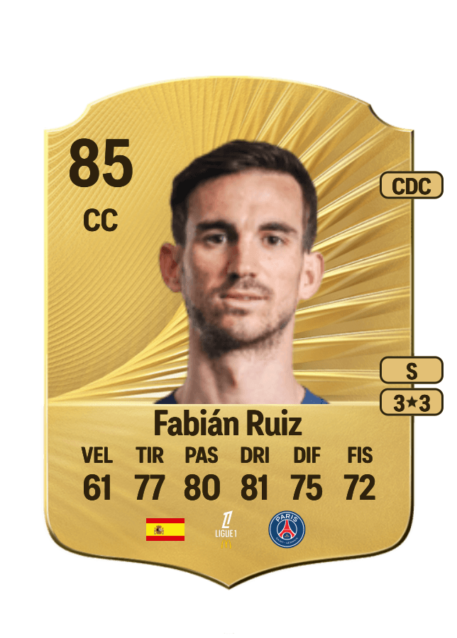 Fabián Ruiz card