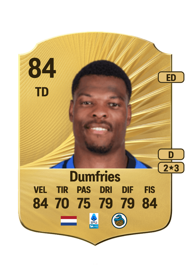 Denzel Dumfries card
