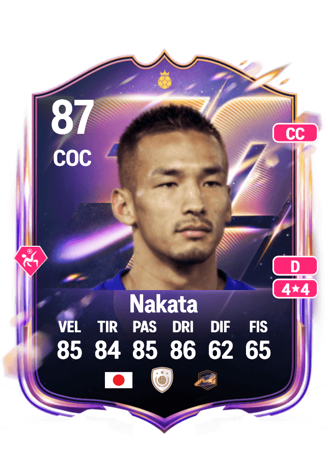 Hidetoshi Nakata card
