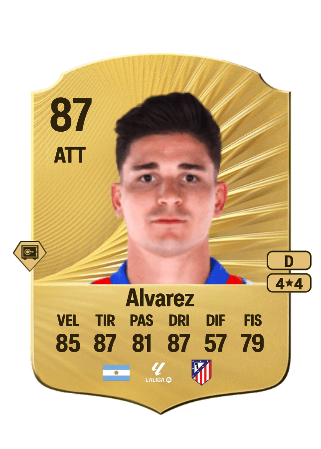 Julián Alvarez card