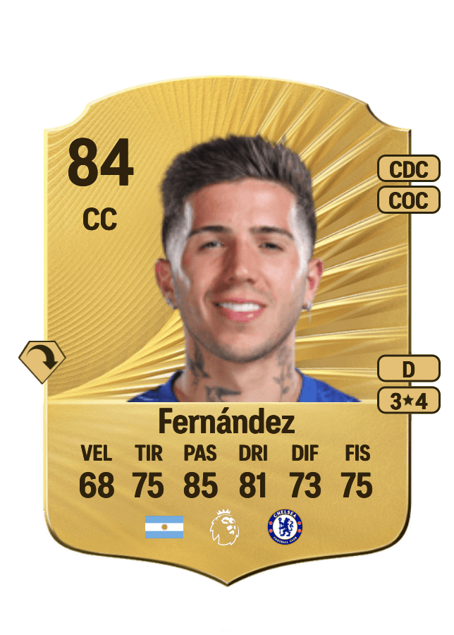 Enzo Fernández card
