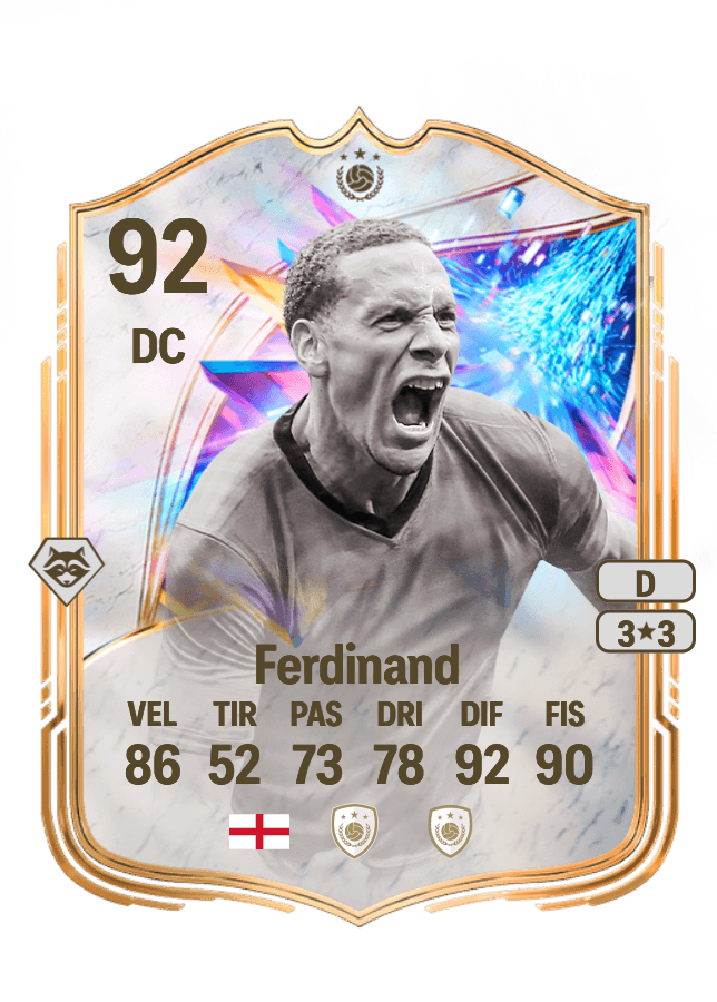 Rio Ferdinand card