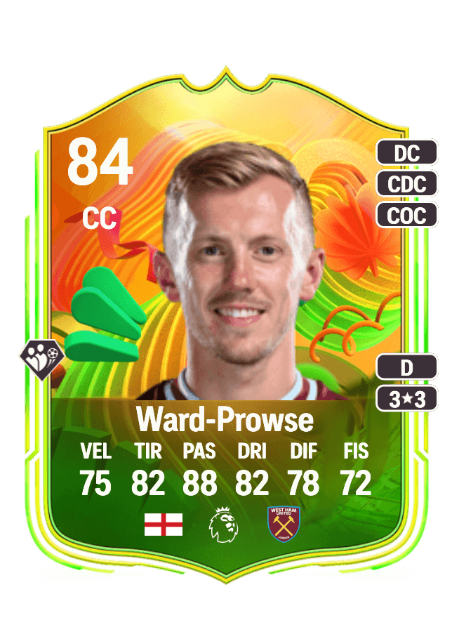 James Ward-Prowse card