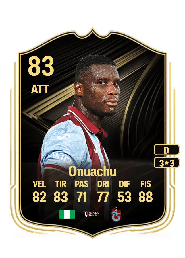 Paul Onuachu card
