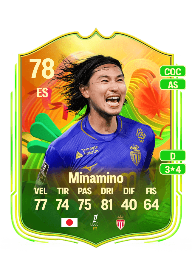 Takumi Minamino card
