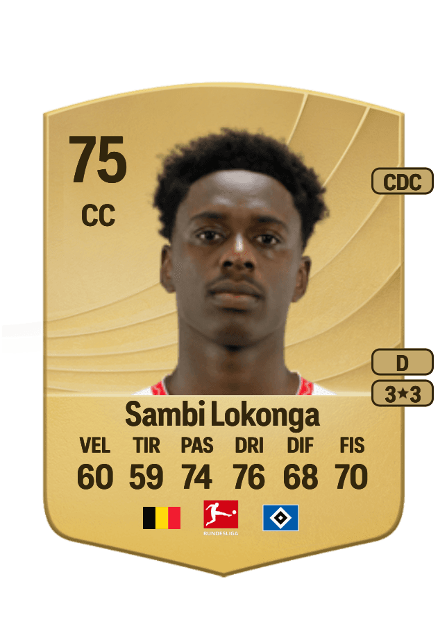 Albert Sambi Lokonga card
