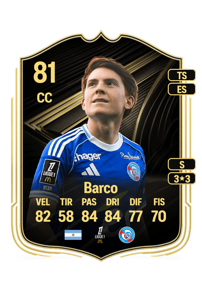 Valentín Barco card