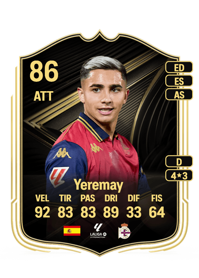 Yeremay card