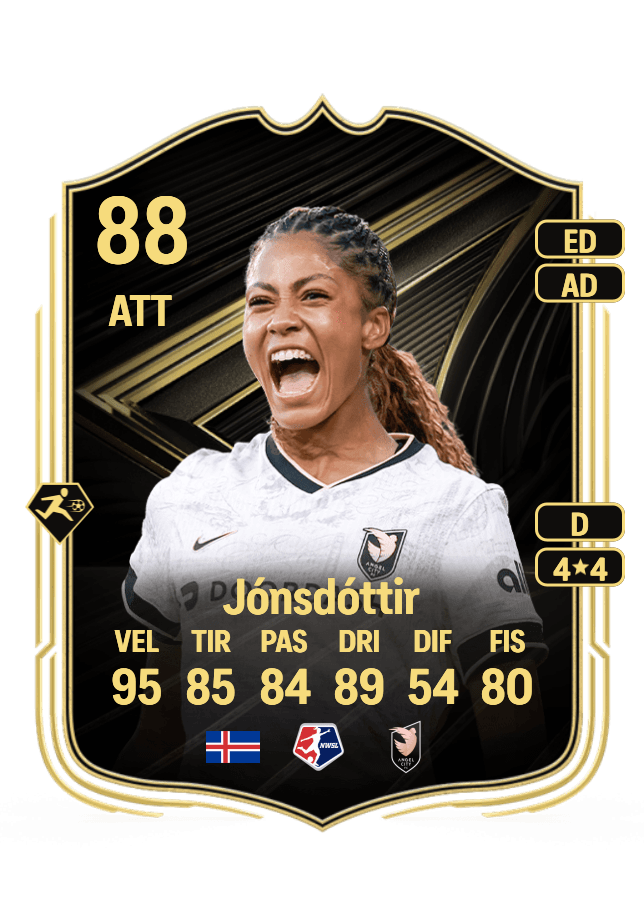 Sveindís Jane Jónsdóttir card